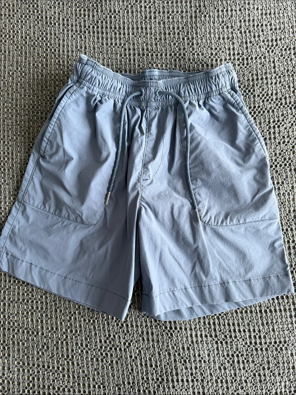 Crewcuts Sky Blue Elastic Drawstring Shorts